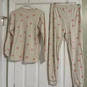 100% Organic Cotton Mabo Clothier Pink Polka Dot Pajamas